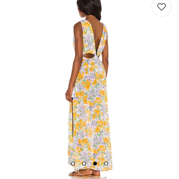 REVOLVE x TULAROSA Lydia Maxi Dress in Periwinkle Floral - Picture 2 of 6